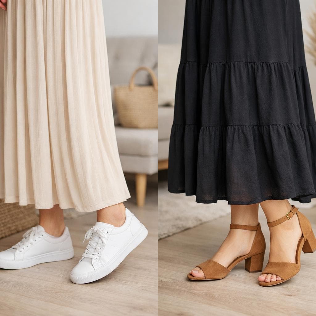 Jak dobrać buty do długiej spódnicy? Najlepsze propozycje i praktyczne porady