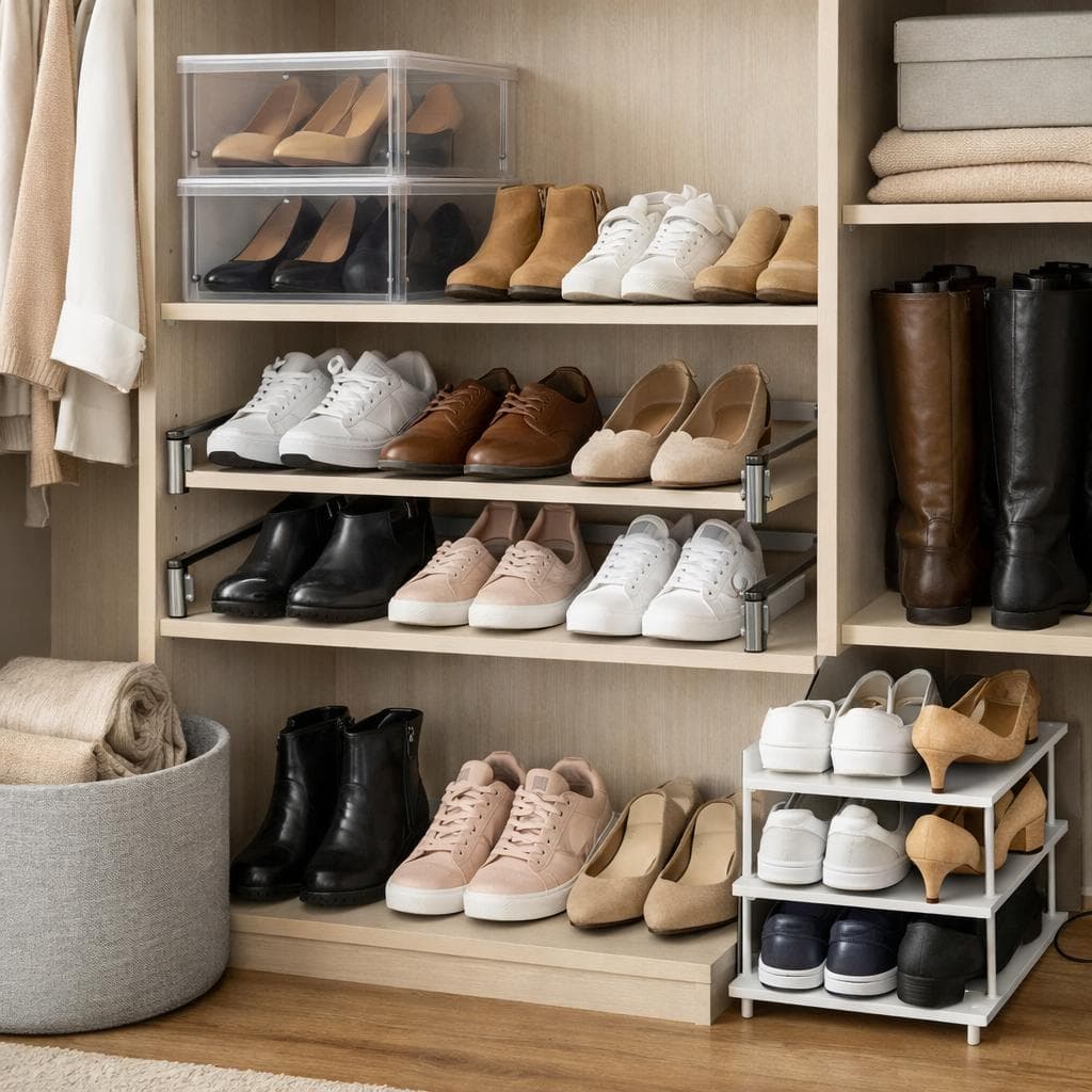 Jak sprytnie przechowywać buty? Praktyczne sposoby na uporządkowaną garderobę